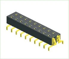 2.54 mm Female Header Tip ta 'Dħul doppju tal-qiegħ