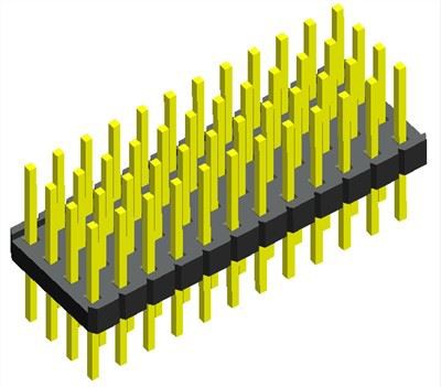 2.54mm Pin Header Erba 'Ringiela Tip Dritta